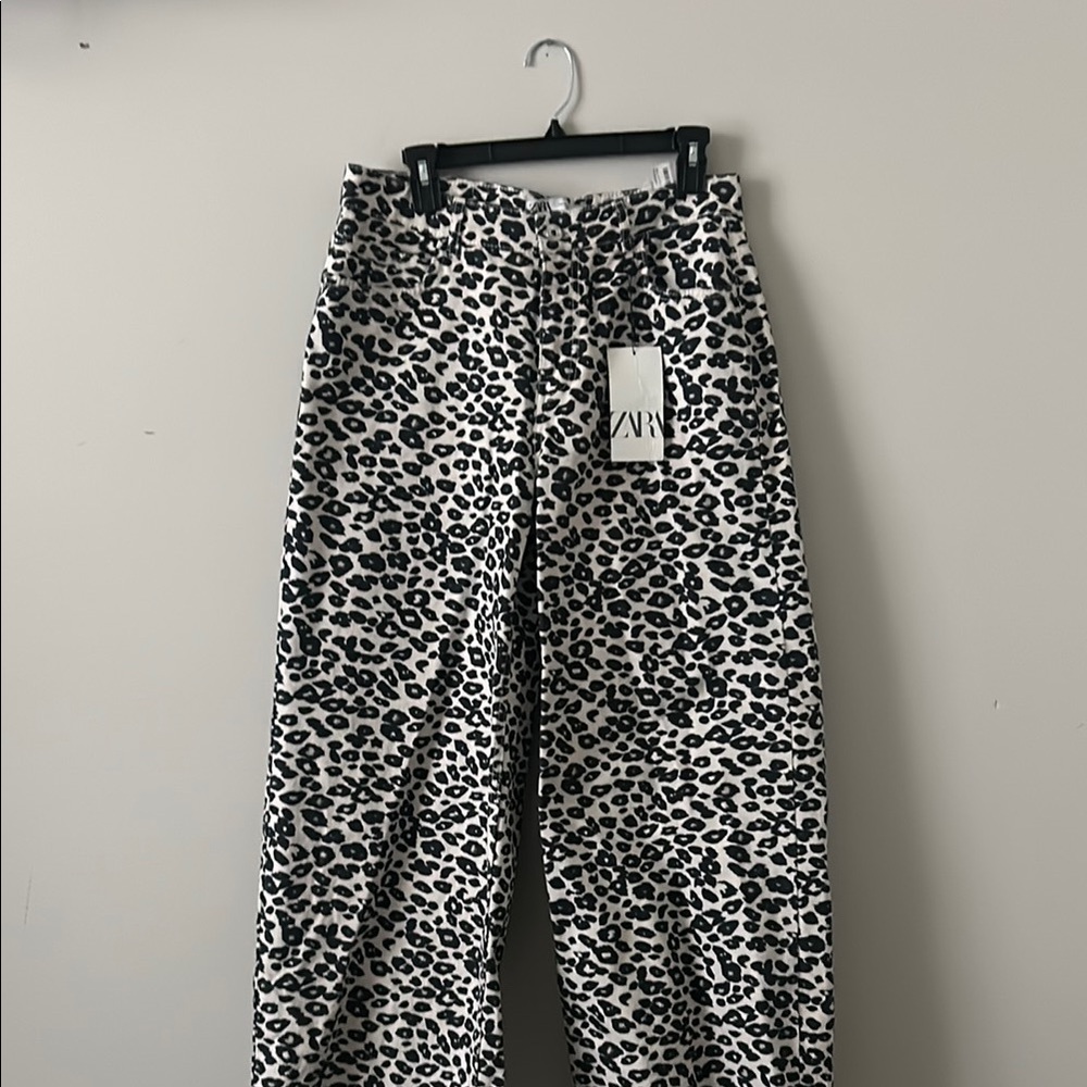 Zara Leopard Print Pants